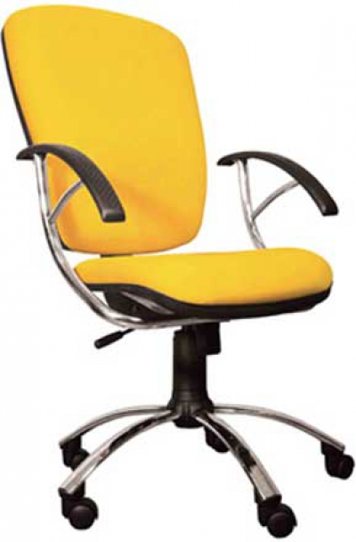 Офисное кресло желтое «Оскар Люкс»